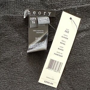 Theory Black Cashmere Knitwear